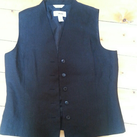Talbots Jackets & Blazers - Irish linen black vest. Talbots Jackets & Blazers - Irish linen black vest.